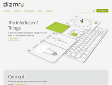 Tablet Screenshot of dizmo.com